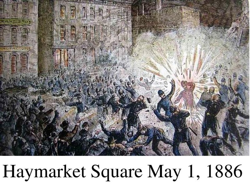 Haymarket Square May 1, 1886